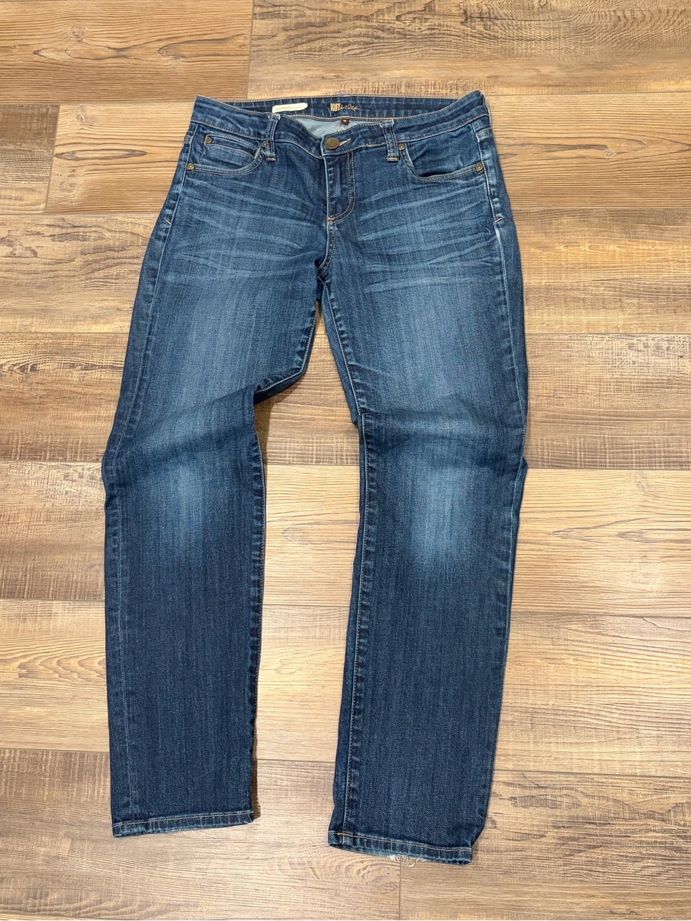 Kut from the Kloth Womens Boyfriend Jeans - Dark Blue